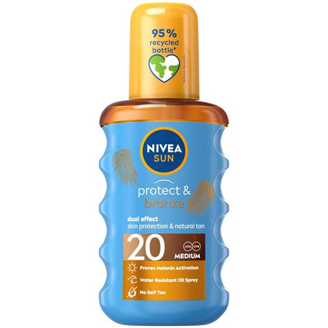 nivea protect and bronze 20.